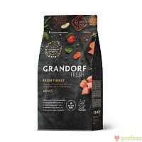 Изображение Grandorf Fresh Cat Adult Свежее мясо индейки с бататом для кошек 2кг от магазина Profzoo